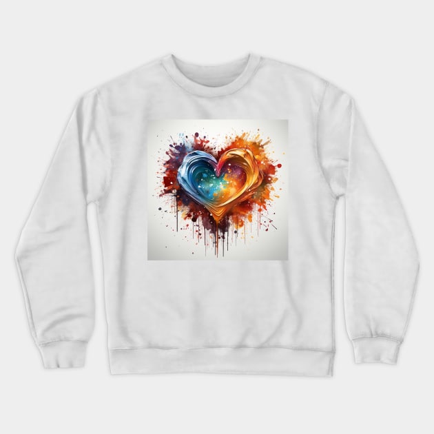 LOVE 02 Crewneck Sweatshirt by HowardRoberts